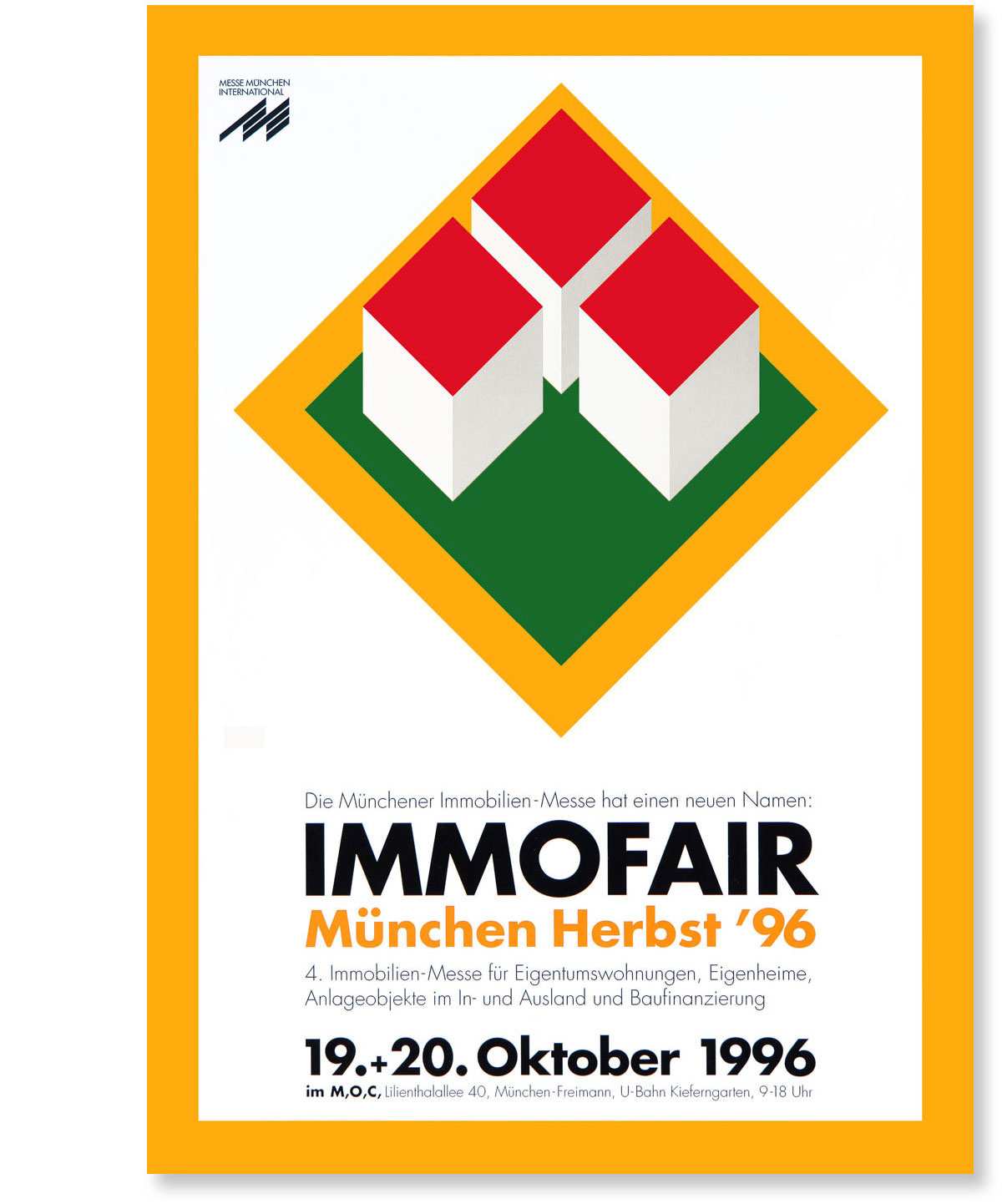 IMMOFAIR mit neuem Messekonzept, Farbe GELBBRAUN für Herbst