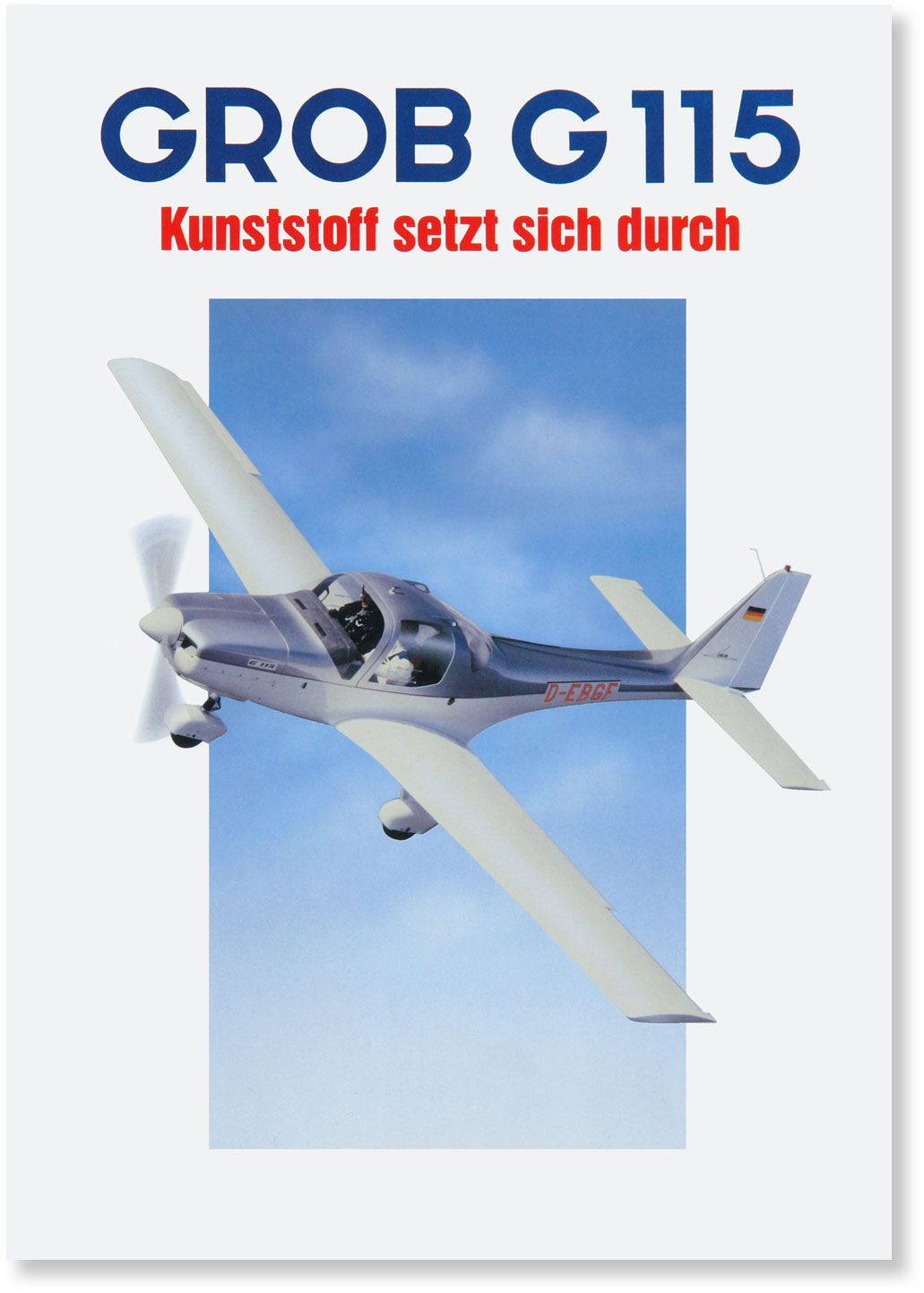 GROB - Markteinführung neues Flugzeug